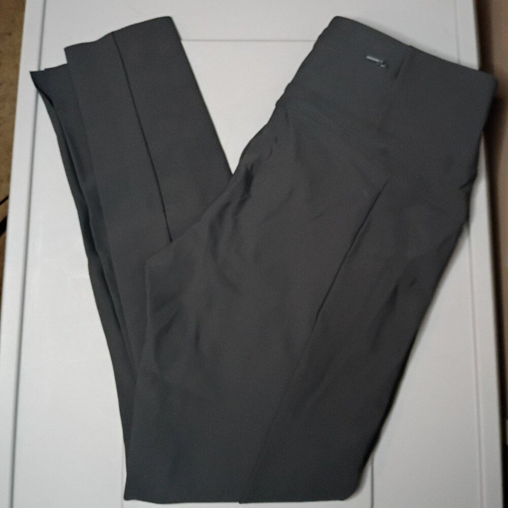 Athleta Stellar Tight Women's Gray Leggings with Zipper Pockets Size Medium